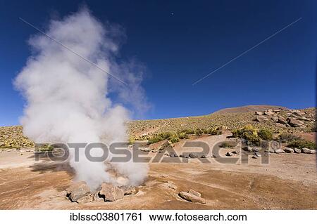 "Geysers of El Tatio, Andes, Atacama Desert, Northern Chile, Chile, South America" View Large Photo Image Stock Image - "Geysers of El Tatio, Andes, Atacama Desert, Northern Chile, Chile, South America". Fotosearch