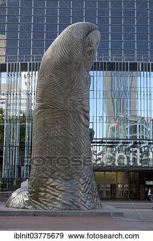 "Giant finger-sculpture outside the shopping center of La Defense, Region Ile-de-France, France, Europe" View Large Photo Image Stock Photo - "Giant finger-sculpture outside the shopping center of La Defense, Region Ile-de-France, France, Europe". Fotosearch