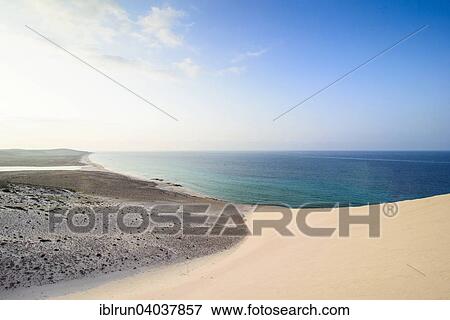"Giant sand dune on Delisha beach, island of Socotra, Yemen, Asia" View Large Photo Image Stock Photo - "Giant sand dune on Delisha beach, island of Socotra, Yemen, Asia". Fotosearch