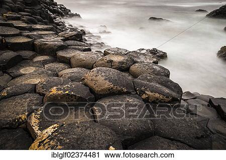 "Giant's Causeway, basalt columns, Causeway Coast, County Antrim, Northern Ireland, United Kingdom, Europe" View Large Photo Image Stock Image - "Giant's Causeway, basalt columns, Causeway Coast, County Antrim, Northern Ireland, United Kingdom, Europe". Fotosearch