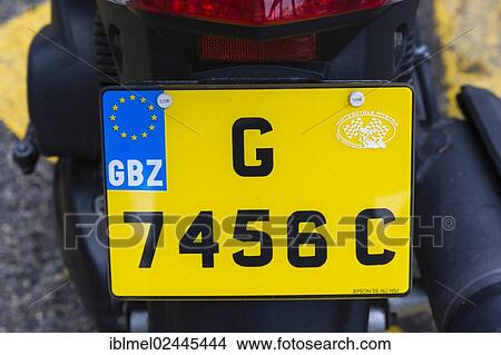 "Gibraltar number plate, Gibraltar, Europe" View Large Photo Image Picture - "Gibraltar number plate, Gibraltar, Europe". Fotosearch
