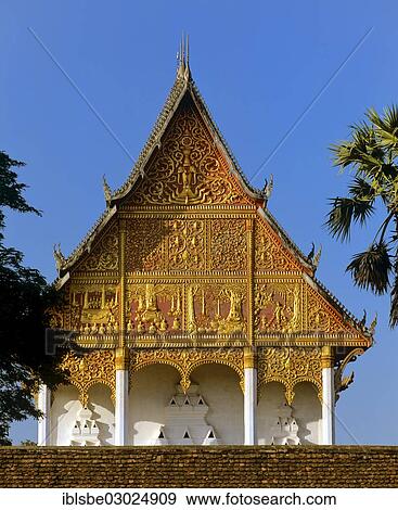 "Gilded gables, Wat That Luang Nuea monastery, Vientiane, Vientiane Province, Laos, Asia" View Large Photo Image Stock Photo - "Gilded gables, Wat That Luang Nuea monastery, Vientiane, Vientiane Province, Laos, Asia". Fotosearch
