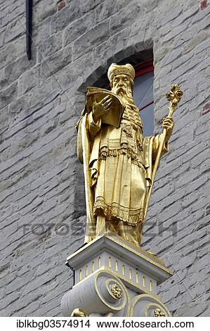 "Gilded statue on the Palace of Justice or Gerechsthof, Bruges, West Flanders, Flemish Region, Belgium, Europe" View Large Photo Image Picture - "Gilded statue on the Palace of Justice or Gerechsthof, Bruges, West Flanders, Flemish Region, Belgium, Europe". Fotosearch