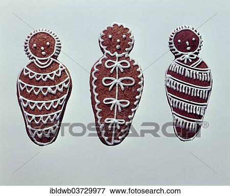Gingerbread with sugar icing View Large Photo Image Stock Photo - Gingerbread with sugar icing. Fotosearch