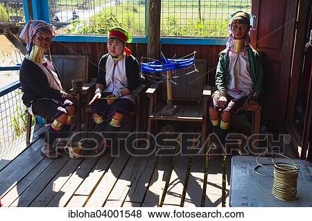 "Giraffe women, tourist attraction in a village on Inle Lake, Shan State, Myanmar, Asia" View Large Photo Image Stock Photo - "Giraffe women, tourist attraction in a village on Inle Lake, Shan State, Myanmar, Asia". Fotosearch