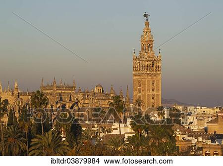 "Giralda and Cathedral, Seville, Seville province, Andalucia, Spain, Europe" View Large Photo Image Picture - "Giralda and Cathedral, Seville, Seville province, Andalucia, Spain, Europe". Fotosearch