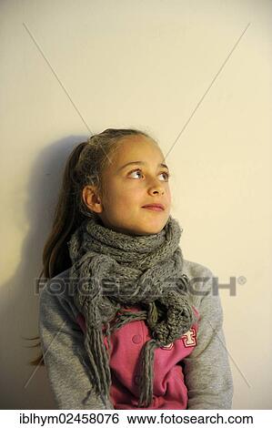 "Girl, 10 years old, pensive" View Large Photo Image Stock Photograph - "Girl, 10 years old, pensive". Fotosearch