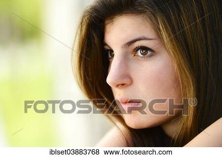 "Girl, 15 years, portrait" View Large Photo Image Stock Photo - "Girl, 15 years, portrait". Fotosearch