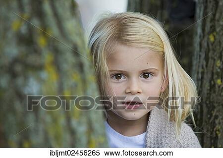 Stock Photography - "Girl, 4 years old, portrait". Fotosearch
