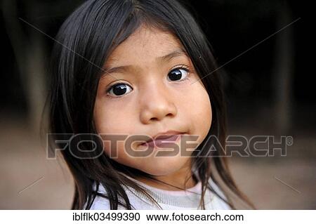"Girl, 7, portrait, in the community of Mbya-Guarani Indians, Campito, Caaguazu Department, Paraguay, South America" View Large Photo Image Stock Image - "Girl, 7, portrait, in the community of Mbya-Guarani Indians, Campito, Caaguazu Department, Paraguay, South America". Fotosearch