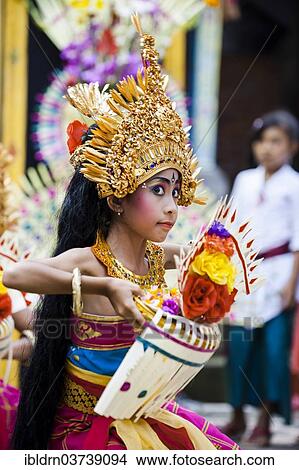 "Girl during a Barong dance, Ubud, Bali, Indonesia, Asia" View Large Photo Image Picture - "Girl during a Barong dance, Ubud, Bali, Indonesia, Asia". Fotosearch