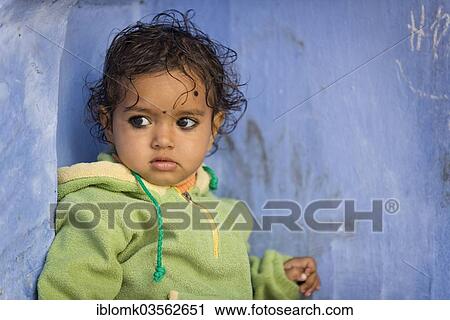 "Girl in front of a blue wall, Bundi, Rajasthan, India, Asia" View Large Photo Image Stock Image - "Girl in front of a blue wall, Bundi, Rajasthan, India, Asia". Fotosearch
