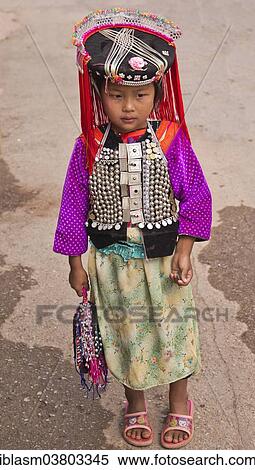 "Girl of the Lisu ethnic group, one of the 55 officially recognized minorities of the People's Republic of China, Mae Ai, Chiang Rai province, Thailand, Asia" View Large Photo Image Stock Photography - "Girl of the Lisu ethnic group, one of the 55 officially recognized minorities of the People's Republic of China, Mae Ai, Chiang Rai province, Thailand, Asia". Fotosearch