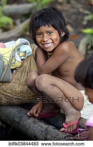 "Girl of the Xavantes people in the village of Nova Vida near the mission of Sangradouro, Primavera do Leste, Mato Grosso, Brazil, South America" View Large Photo Image Stock Image - "Girl of the Xavantes people in the village of Nova Vida near the mission of Sangradouro, Primavera do Leste, Mato Grosso, Brazil, South America". Fotosearch