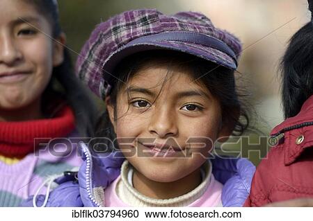 "Girl, portrait, El Alto, Department of La Paz, Bolivia, South America" View Large Photo Image Stock Image - "Girl, portrait, El Alto, Department of La Paz, Bolivia, South America". Fotosearch