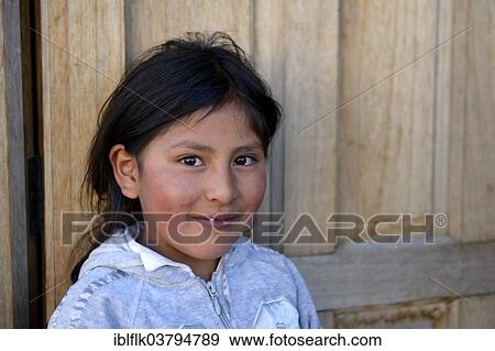 "Girl, portrait, El Alto, Department of La Paz, Bolivia, South America" View Large Photo Image Stock Photo - "Girl, portrait, El Alto, Department of La Paz, Bolivia, South America". Fotosearch