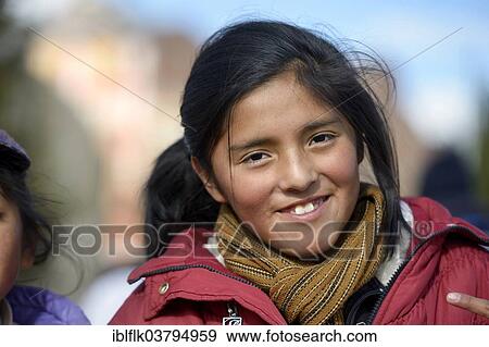 "Girl, portrait, El Alto, Department of La Paz, Bolivia, South America" View Large Photo Image Stock Photo - "Girl, portrait, El Alto, Department of La Paz, Bolivia, South America". Fotosearch