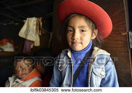 "Girl wearing a red hat, La Pajuela, Cajamarca, Cajamarca region, Peru, South America" View Large Photo Image Stock Photography - "Girl wearing a red hat, La Pajuela, Cajamarca, Cajamarca region, Peru, South America". Fotosearch