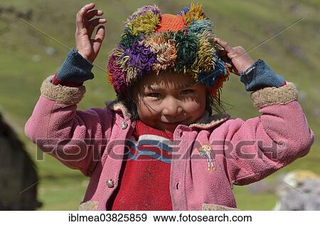 "Girl wearing traditional costume, Andes, near Cusco, Peru, South America" View Large Photo Image Stock Photo - "Girl wearing traditional costume, Andes, near Cusco, Peru, South America". Fotosearch