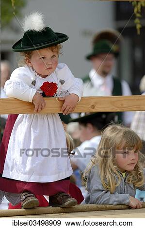 "Girl wearing traditional costume, Mindelheim, Unterallgau District, Bavaria, Germany, Europe" View Large Photo Image Stock Photo - "Girl wearing traditional costume, Mindelheim, Unterallgau District, Bavaria, Germany, Europe". Fotosearch