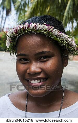 "Girl with flowers in her hair, Yap Island, Caroline Islands, Micronesia, Oceania" View Large Photo Image Stock Photo - "Girl with flowers in her hair, Yap Island, Caroline Islands, Micronesia, Oceania". Fotosearch