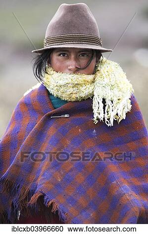 "Girl with traditional felt hat, Puruha people, Kichwa, Chimborazo Province, Ecuador, South America" View Large Photo Image Stock Image - "Girl with traditional felt hat, Puruha people, Kichwa, Chimborazo Province, Ecuador, South America". Fotosearch