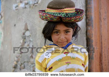 "Girl with traditional hat, Union Potrero, Quispillacta, Ayacucho, Peru, South America" View Large Photo Image Stock Photo - "Girl with traditional hat, Union Potrero, Quispillacta, Ayacucho, Peru, South America". Fotosearch
