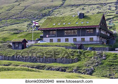 "Gjaargardur guesthouse, Gjogv, Eysturoy, Faroe Islands, Denmark, Europe" View Large Photo Image Stock Image - "Gjaargardur guesthouse, Gjogv, Eysturoy, Faroe Islands, Denmark, Europe". Fotosearch