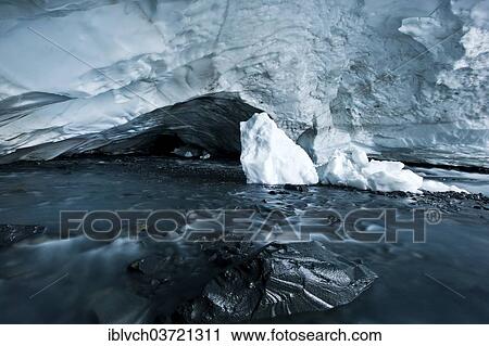 "Glacial stream flowing through an ice cave of Matanuska Glacier, Matanuska Glacier, Alaska, United States, North America" View Large Photo Image Stock Image - "Glacial stream flowing through an ice cave of Matanuska Glacier, Matanuska Glacier, Alaska, United States, North America". Fotosearch