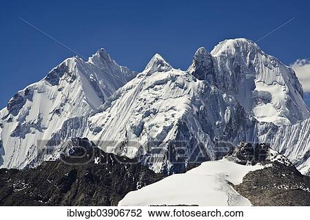 "Glaciated, snow-capped peak of Mt Nevados Puscanturpas, Cordillera Huayhuash mountain range, Northern Peru, Peru, South America" View Large Photo Image Stock Image - "Glaciated, snow-capped peak of Mt Nevados Puscanturpas, Cordillera Huayhuash mountain range, Northern Peru, Peru, South America". Fotosearch