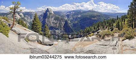 "Glacier Point with views of Yosemite Valley with the Half Dome, Clacier Point, Yosemite National Park, California, United States, North America" View Large Photo Image Stock Photography - "Glacier Point with views of Yosemite Valley with the Half Dome, Clacier Point, Yosemite National Park, California, United States, North America". Fotosearch