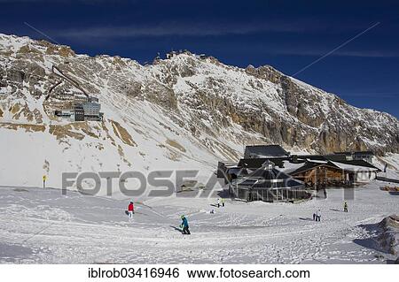 "Glacier restaurant Sonnalpin, Zugspitzplatt plateau, Zugspitze Mountain, Wetterstein Mountains, Alps, Garmisch-Partenkirchen, Upper Bavaria, Bavaria, Germany, Europe" View Large Photo Image Stock Photograph - "Glacier restaurant Sonnalpin, Zugspitzplatt plateau, Zugspitze Mountain, Wetterstein Mountains, Alps, Garmisch-Partenkirchen, Upper Bavaria, Bavaria, Germany, Europe". Fotosearch
