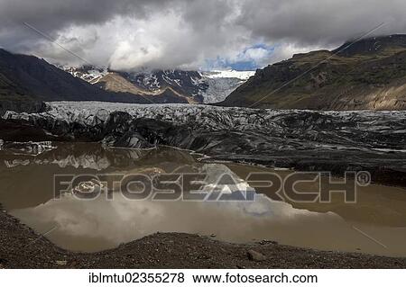 "Glacier snout of the Svinafellsjoekull glacier, Skaftafell, Vatnajoekull, southern Iceland, Iceland, Europe" View Large Photo Image Stock Photo - "Glacier snout of the Svinafellsjoekull glacier, Skaftafell, Vatnajoekull, southern Iceland, Iceland, Europe". Fotosearch