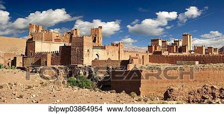 "Glaoui Kasbah, Tamdaght, Morroco" View Large Photo Image Picture - "Glaoui Kasbah, Tamdaght, Morroco". Fotosearch