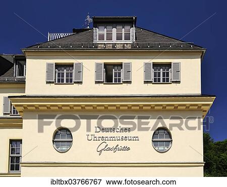 Stock Photo - "Glashuette German Watch Museum, Glashuette, Saxony, Germany, Europe". Fotosearch
