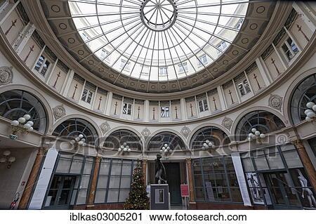 "Glass dome of the Galerie Vivienne, a historic shopping arcade, 2nd Arrondissement, Paris, Ile-de-France, France, Europe" View Large Photo Image Stock Image - "Glass dome of the Galerie Vivienne, a historic shopping arcade, 2nd Arrondissement, Paris, Ile-de-France, France, Europe". Fotosearch