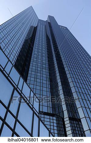 "Glass facade of the Deutsche Bank, Financial District, Westend, Frankfurt am Main, Hesse, Germany, Europe" View Large Photo Image Stock Image - "Glass facade of the Deutsche Bank, Financial District, Westend, Frankfurt am Main, Hesse, Germany, Europe". Fotosearch