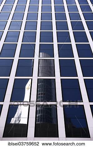 "Glass facade with reflection, Frankfurt am Main, Hesse, Germany, Europe" View Large Photo Image Stock Image - "Glass facade with reflection, Frankfurt am Main, Hesse, Germany, Europe". Fotosearch