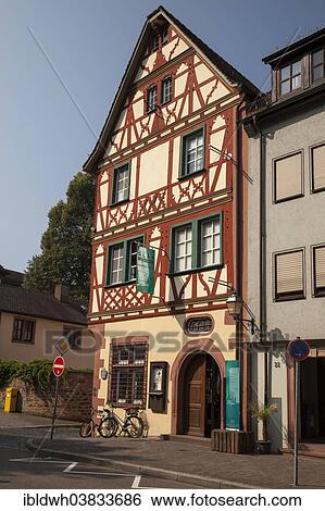 Stock Photograph - "Glass Museum, Wertheim, Tauber Valley, Baden-Wurttemberg, Germany, Europe". Fotosearch