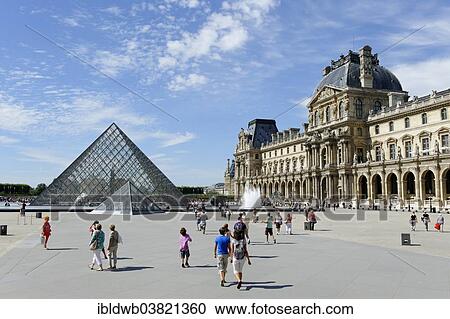 "Glass pyramid, Palais du Louvre, 1st Arrondissement, Paris, France, Europe" View Large Photo Image Stock Image - "Glass pyramid, Palais du Louvre, 1st Arrondissement, Paris, France, Europe". Fotosearch