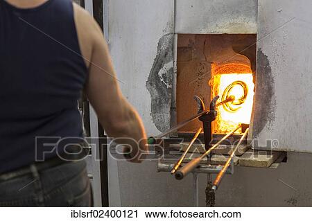 "Glassblower at work, Ruegen, Mecklenburg-Western Pomerania, Germany, Europe" View Large Photo Image Stock Image - "Glassblower at work, Ruegen, Mecklenburg-Western Pomerania, Germany, Europe". Fotosearch