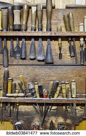 "Glassmaking tools at a glazier's workshop, Glashutte Freiherr von Poschinger glass factory, Frauenau, Bavarian Forest, Lower Bavaria, Bavaria, Germany, Europe" View Large Photo Image Stock Photo - "Glassmaking tools at a glazier's workshop, Glashutte Freiherr von Poschinger glass factory, Frauenau, Bavarian Forest, Lower Bavaria, Bavaria, Germany, Europe". Fotosearch
