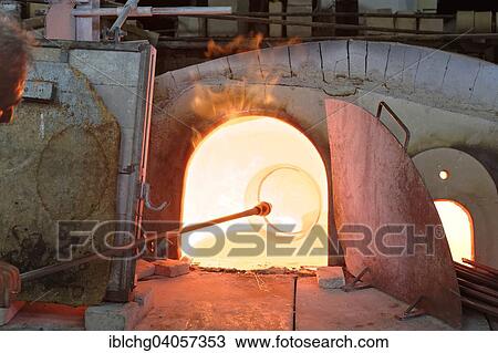Stock Image - "Glassworks, Murano, Venice, Veneto Region, Italy, Europe". Fotosearch
