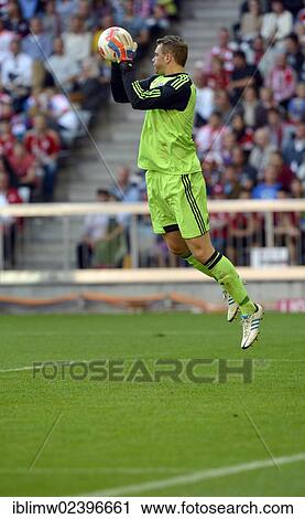 "Goalkeeper Manuel Neuer, FC Bayern Munich, catching the ball, Allianz Arena, Munich, Bavaria, Germany, Europe" View Large Photo Image Stock Image - "Goalkeeper Manuel Neuer, FC Bayern Munich, catching the ball, Allianz Arena, Munich, Bavaria, Germany, Europe". Fotosearch