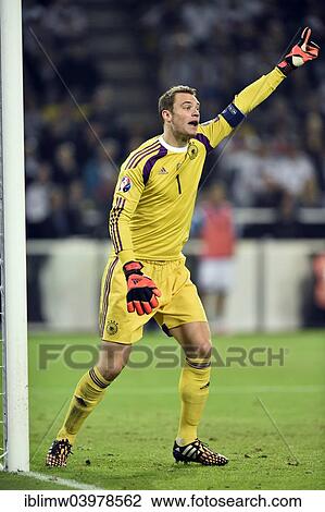 Stock Image - "Goalkeeper Manuel Neuer (GER), Signal Iduna Park, Dortmund, North Rhine-Westphalia, Germany, Europe". Fotosearch