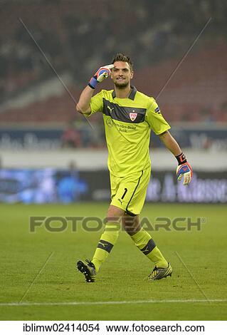 Goalkeeper Sven Ulreich, VfB Stuttgart, upset and angry, gesticulating to a linesman, Mercedes-Benz Arena, Stuttgart, Baden-Wuerttemberg, Germany, Europe View Large Photo Image Picture - Goalkeeper Sven Ulreich, VfB Stuttgart, upset and angry, gesticulating to a linesman, Mercedes-Benz Arena, Stuttgart, Baden-Wuerttemberg, Germany, Europe. Fotosearch