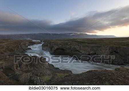 "Godafoss waterfall or waterfall of the gods, Iceland, Europe" View Large Photo Image Stock Photography - "Godafoss waterfall or waterfall of the gods, Iceland, Europe". Fotosearch