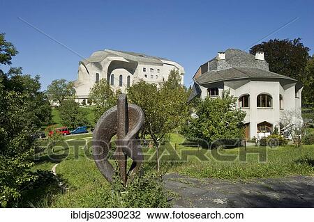 "Goetheanum building, by architect Rudolf Steiner, seat of the Anthroposophical Society in Dornach, Canton of Solothurn, Switzerland, Europe" View Large Photo Image Stock Image - "Goetheanum building, by architect Rudolf Steiner, seat of the Anthroposophical Society in Dornach, Canton of Solothurn, Switzerland, Europe". Fotosearch