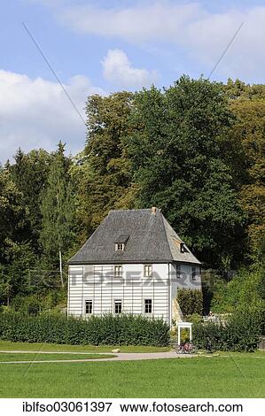 "Goethe's Garden House, UNESCO World Cultural Heritage Site, in Park on the Ilm, Weimar, Thuringia, Germany, Europe" View Large Photo Image Stock Photo - "Goethe's Garden House, UNESCO World Cultural Heritage Site, in Park on the Ilm, Weimar, Thuringia, Germany, Europe". Fotosearch