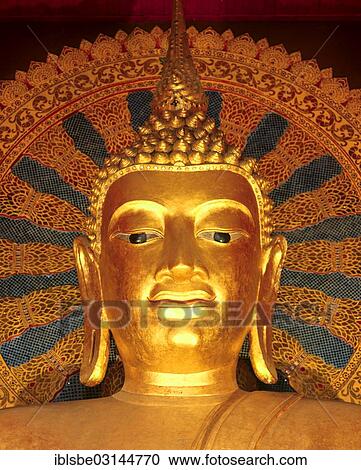 "Golden Buddha in Wat Phra Sing Temple, a seated Buddha statue, Chiang Mai, Northern Thailand, Thailand, Asia" View Large Photo Image Stock Image - "Golden Buddha in Wat Phra Sing Temple, a seated Buddha statue, Chiang Mai, Northern Thailand, Thailand, Asia". Fotosearch